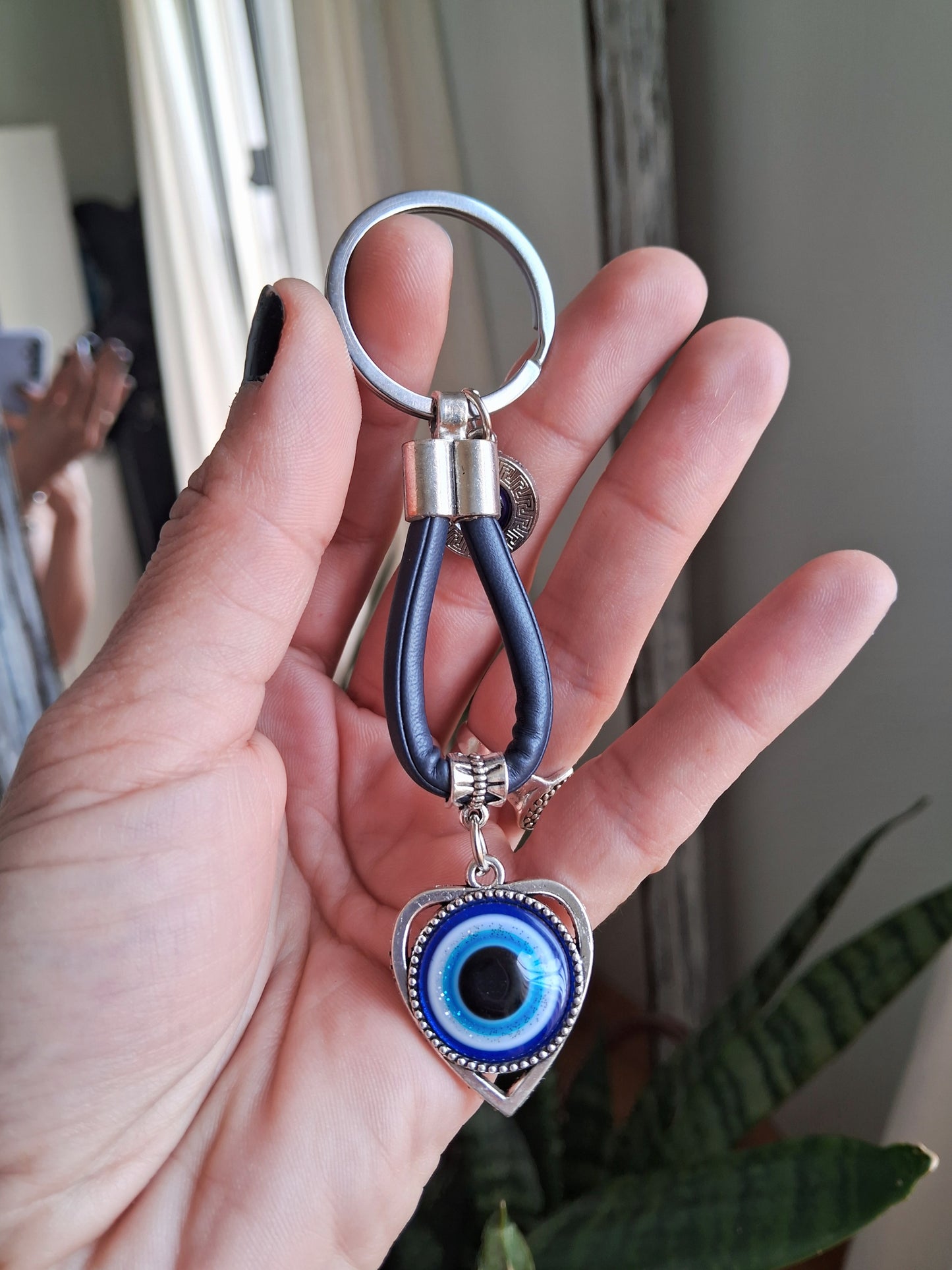 🔹 Llavero ojo turco protector