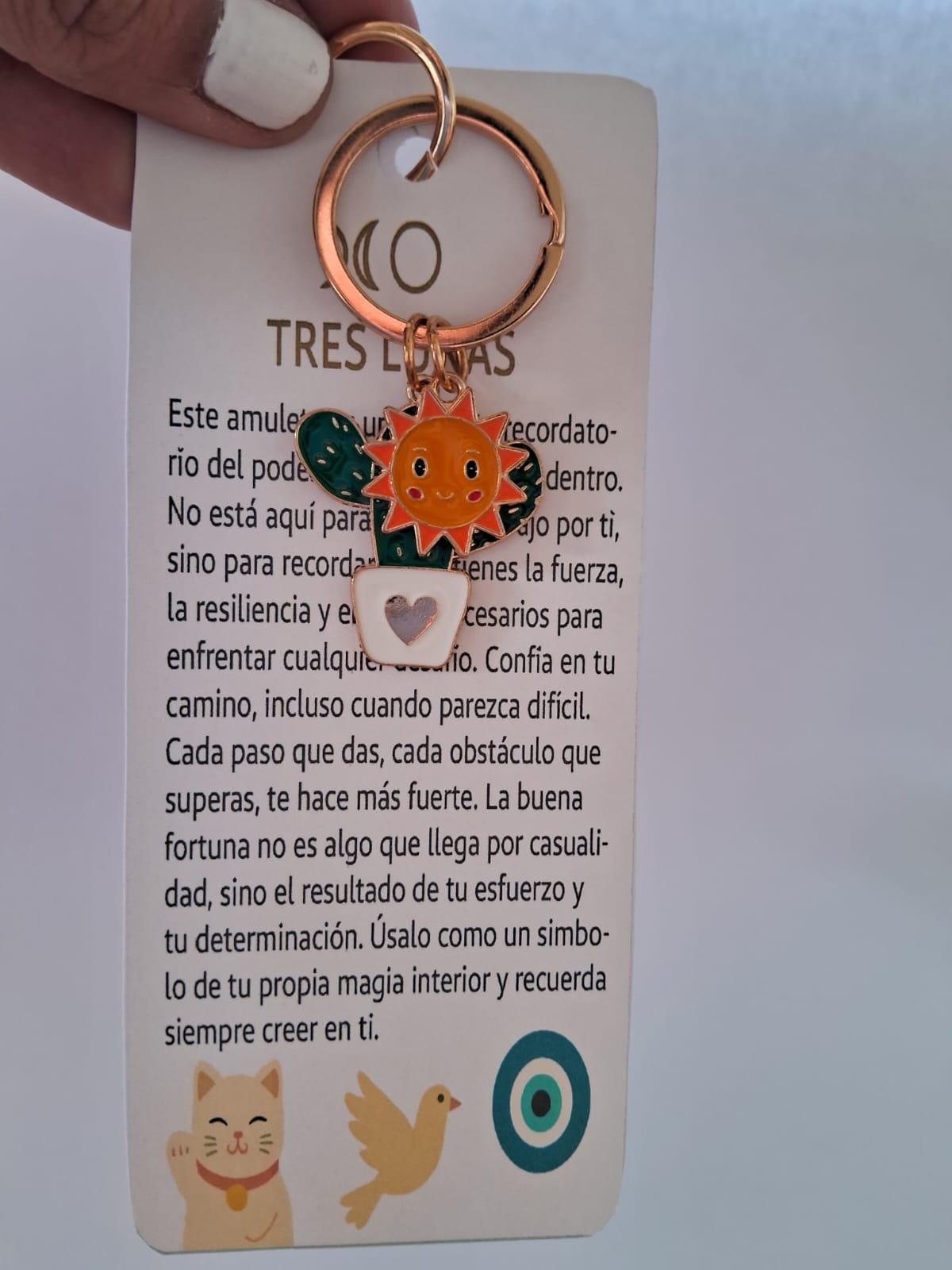 Mini Llaveros Sol & Cactus / Gatito con Corazón 🌞🌵🐱✨