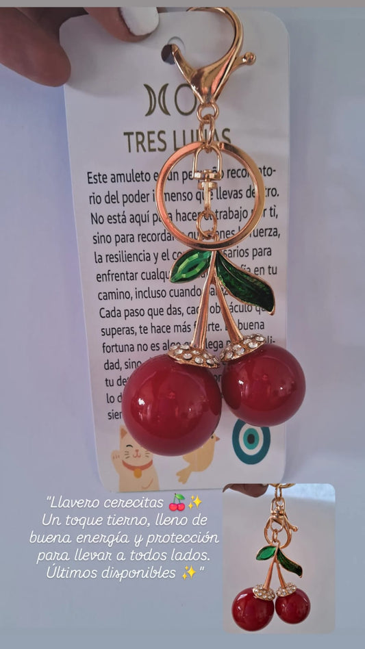 Llavero Cerecitas 🍒✨